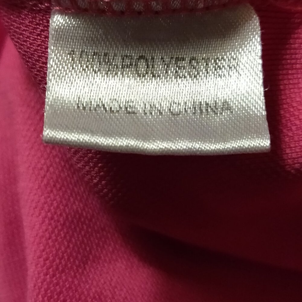 Chuco Golf Polo In Pink With Embroidered Logo SIZE LARGE - Picture 3 of 6